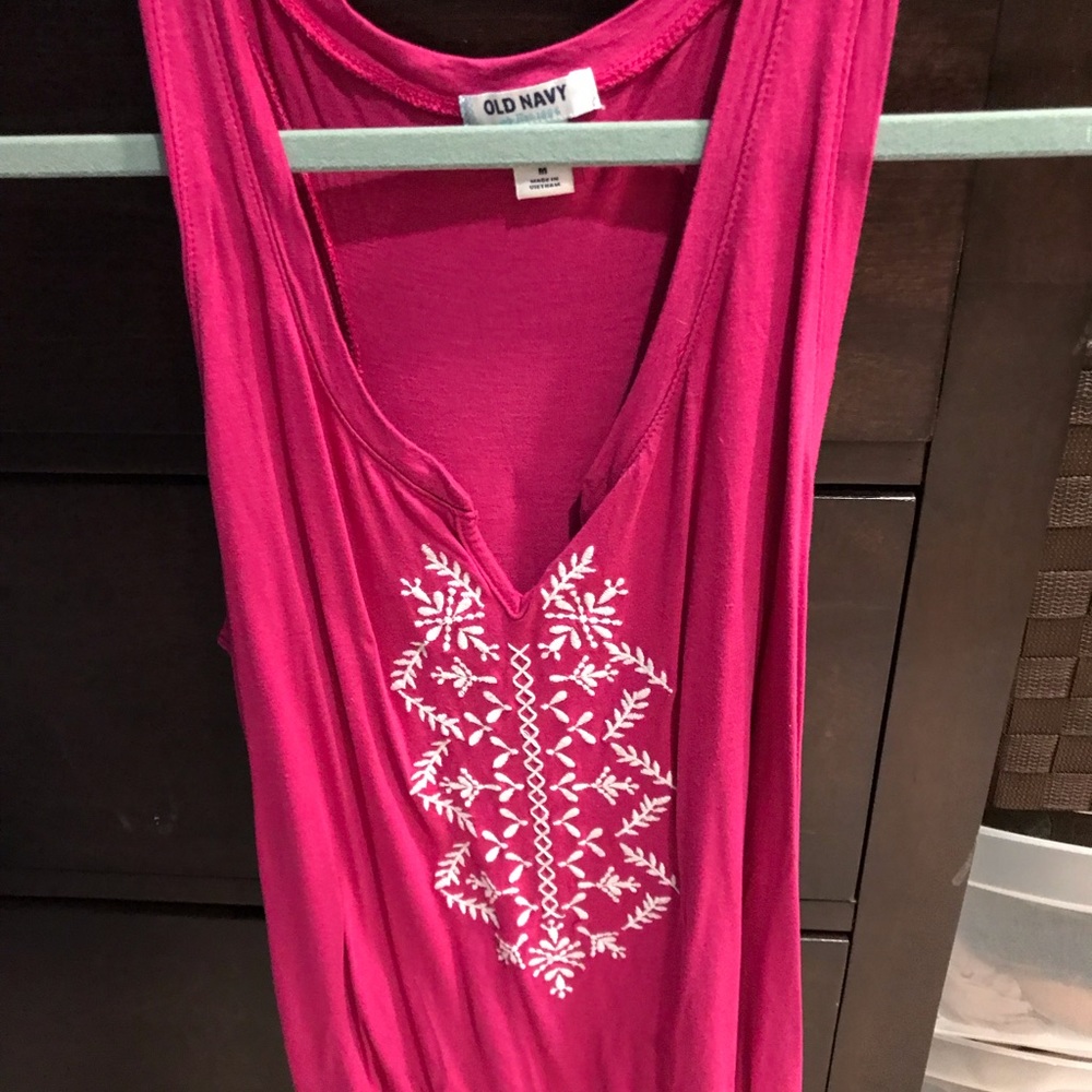 Old Navy pink tank top